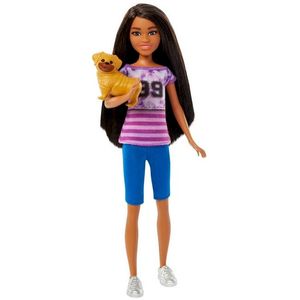 MUÑECA BARBIE LIGAYA CON MASCOTA