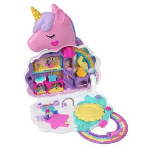 PLAYSET POLLY POCKET MICRO SALON DE BELLEZA UNICORNIO