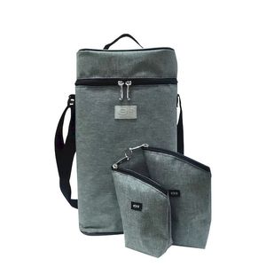 MOCHILA PORTATERMO ELF CON YERBERA Y AZUCARERA GRIS