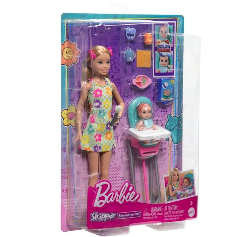 Muñeca barbie niñera online