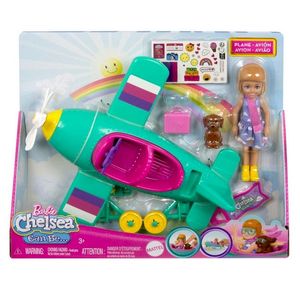 MUÑECA BARBIE CHELSEA PROFESIONES AVIADORA CON AVION