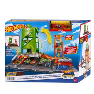 PISTA HOT WHEELS CITY SUPER ESTACION DE GASOLINA