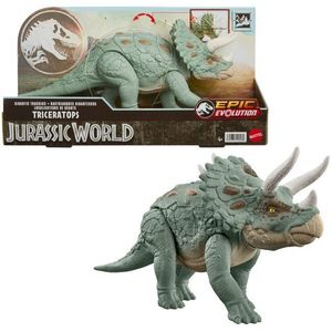 DINOSAURIO JURASSIC WORLD RASTREADORES GIGANTES TRICERATOPS