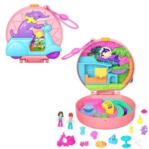 PLAYSET POLLY POCKET MUNDO SORPRESA PERRITO EN MOTO