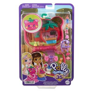 PLAYSET POLLY POCKET MICRO COFRE OSITO DE FRESA