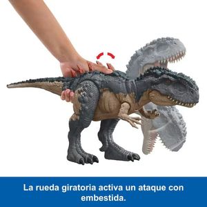 DINOSAURIO JURASSIC WORLD RASTREADORES GIGANTES MAPUSAURUS