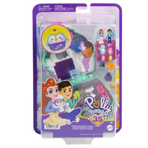 PLAYSET POLLY POCKET MICRO ESTUCHE DE PINGÜINO DE NIEVE