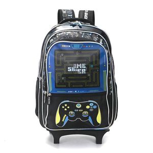 MOCHILA CARRO SKORA GAME OVER CON LUZ LED 45CM
