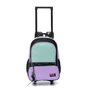 MOCHILA CARRO SKORA CROMATICO BICOLOR CON LLAVERO 45CM
