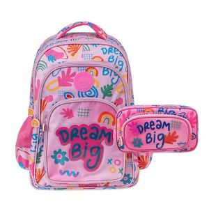 MOCHILA ESPALDA TALBOT SCHOOL SUEÑOS 45cm+CANOPLA 2 CIERRE