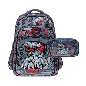 MOCHILA ESPALDA TALBOT SCHOOL DINO 45cm+CANOPLA 2 CIERRE