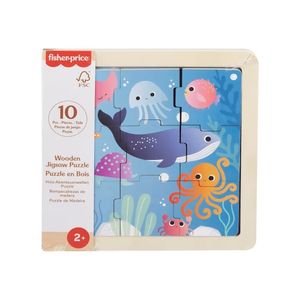 ROMPECABEZAS FISHER PRICE DE MADERA 10pzas
