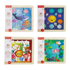 ROMPECABEZAS FISHER PRICE DE MADERA 10pzas