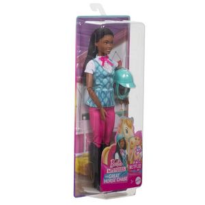 MUÑECA BARBIE BROOKLYN CON ACCESORIOS Y ROPA DE MONTAR