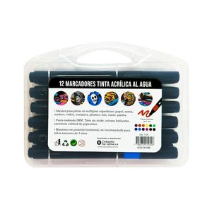 MARCADOR TALBOT ACRILICO VALIJA x12u