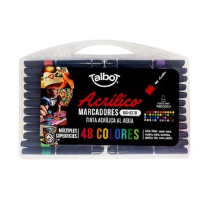 MARCADOR TALBOT ACRILICO VALIJA x48u