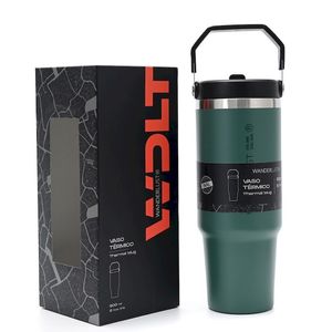 VASO TERMICO WANDERLUST VERDE CON PICO 900ml