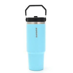 VASO TERMICO SKORA CELESTE CON PICO 900ml
