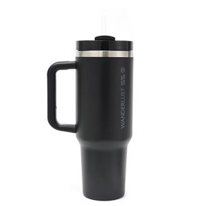 VASO TERMICO WANDERLUST NEGRO CON BOMBILLA 1200ml