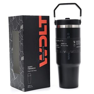 VASO TERMICO WANDERLUST NEGRO CON PICO 900ml