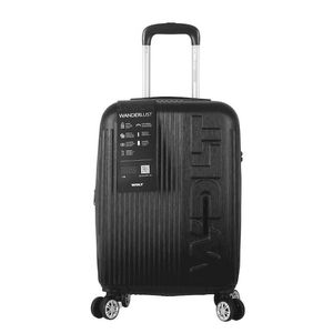 VALIJA CABINERA WANDERLUST URBAN MODE HARD ABS NEGRO 20 PULGADAS