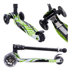 MONOPATIN BOLD CUBE BIG FOLD 3 RUEDAS C/LUZ VERDE SWIFT