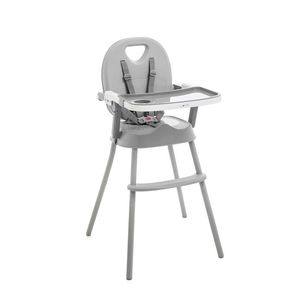 SILLA DE COMER LOVE 3 EN 1 PLEGABLE GRIS