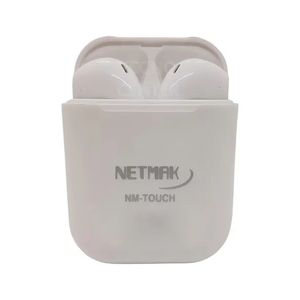 AURICULAR NETMAK BLUETOOTH INALAMBRICO BLANCO NM-TOUCH