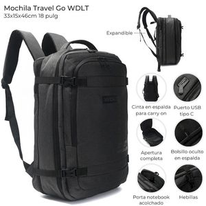 MOCHILA WANDERLUST TRAVEL GO 46cm 18 PULGADAS 39246