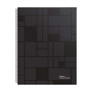 CUADERNO EXECUTIVE C/ESP.A4 x 84 NEGRO CUAD.