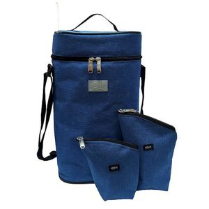 MOCHILA PORTATERMO ELF CON YERBERA Y AZUCARERA AZUL FRANCIA