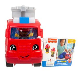 VEHICULO FISHER PRICE LITTLE PEOPLE CAMION DE BOMBEROS MUSICAL