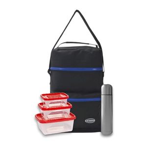 BOLSO MATERO GOODPAK 38cm+TERMO BALA 1Lt+SET CONTENEDORx3 Unid.