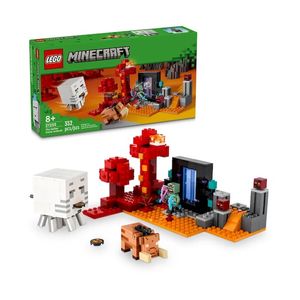 BLOQUE LEGO MINECRAFT LA EMBOSCADA EN EL PORTAL NETHER 352pzas