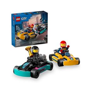 BLOQUE LEGO CITY KARTS Y PILOTO DE CARRERAS 99pzas