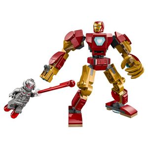BLOQUE LEGO SUPER HEROES ARMADURA ROBOTICA IRON MAN VS ULTRON 101pzas.