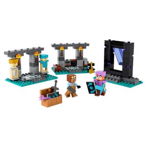 BLOQUE LEGO MINECRAFT LA ARMERIA 203pzas