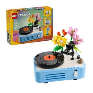 BLOQUE LEGO CREATOR TOCADISCOS CON FLORES 366pzas
