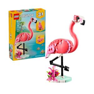 BLOQUE LEGO CREATOR FAUNA SALVAJE FLAMENCO ROSA 288pzas