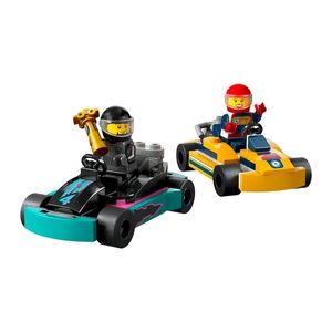 BLOQUE LEGO CITY KARTS Y PILOTO DE CARRERAS 99pzas