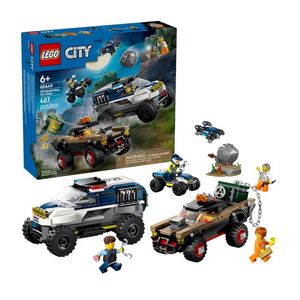 BLOQUE LEGO CITY PERSECUCION POLICIAL TODO TERRENO 109pzas