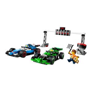 BLOQUE LEGO CITY PARILLA DE F1 CON COCHES VCARB Y SAUBER 313pzas