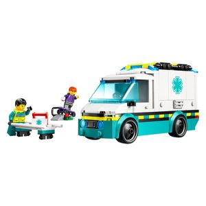 BLOQUE LEGO CITY AMBULANCIA DE EMERGENCIA 184pzas