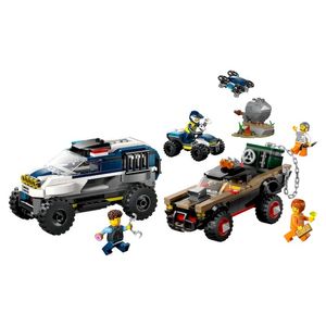 BLOQUE LEGO CITY PERSECUCION POLICIAL TODO TERRENO 109pzas