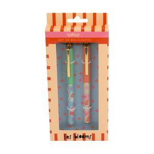 SET BOLIGRAFOS TALBOT LETS BLOOMS x2u.