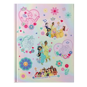 CUADERNO T/DURA COSIDO 19x25 PRINCESAS x 64H.RAY.