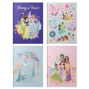 CUADERNO T/DURA COSIDO 19x25 PRINCESAS x 64H.RAY.