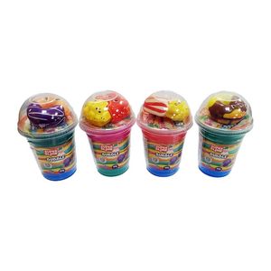 SLIME BUBBLE TRICOLOR CON SQUISHY POTE 150g