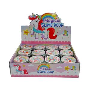 SLIME MAGIC POOP UNICORNIO BICOLOR POTE 110g
