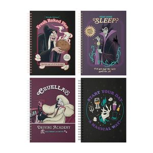 CUADERNO T/DURA ESPIRAL 16x21 VILLANOS x 80H.RAY.